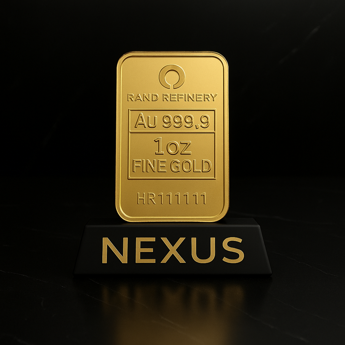 Златно кюлче 1 унция Rand Refinery Loxodonta (999.9)