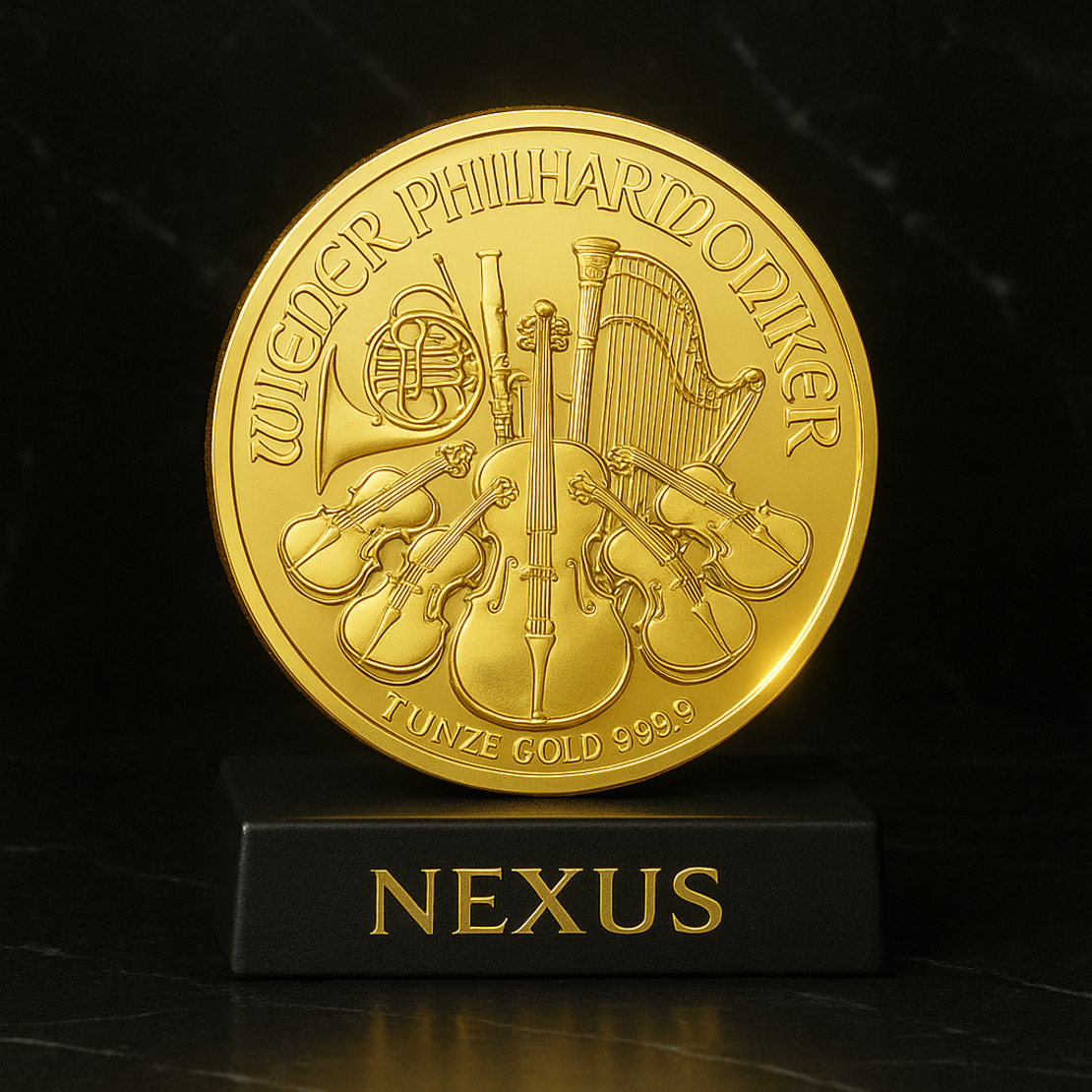 Златна инвестиционна  монета Wiener Philharmoniker 1