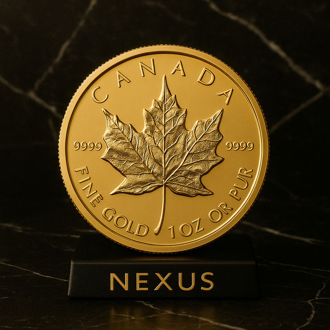 Златна инвестиционна монета Canadian Maple Leaf