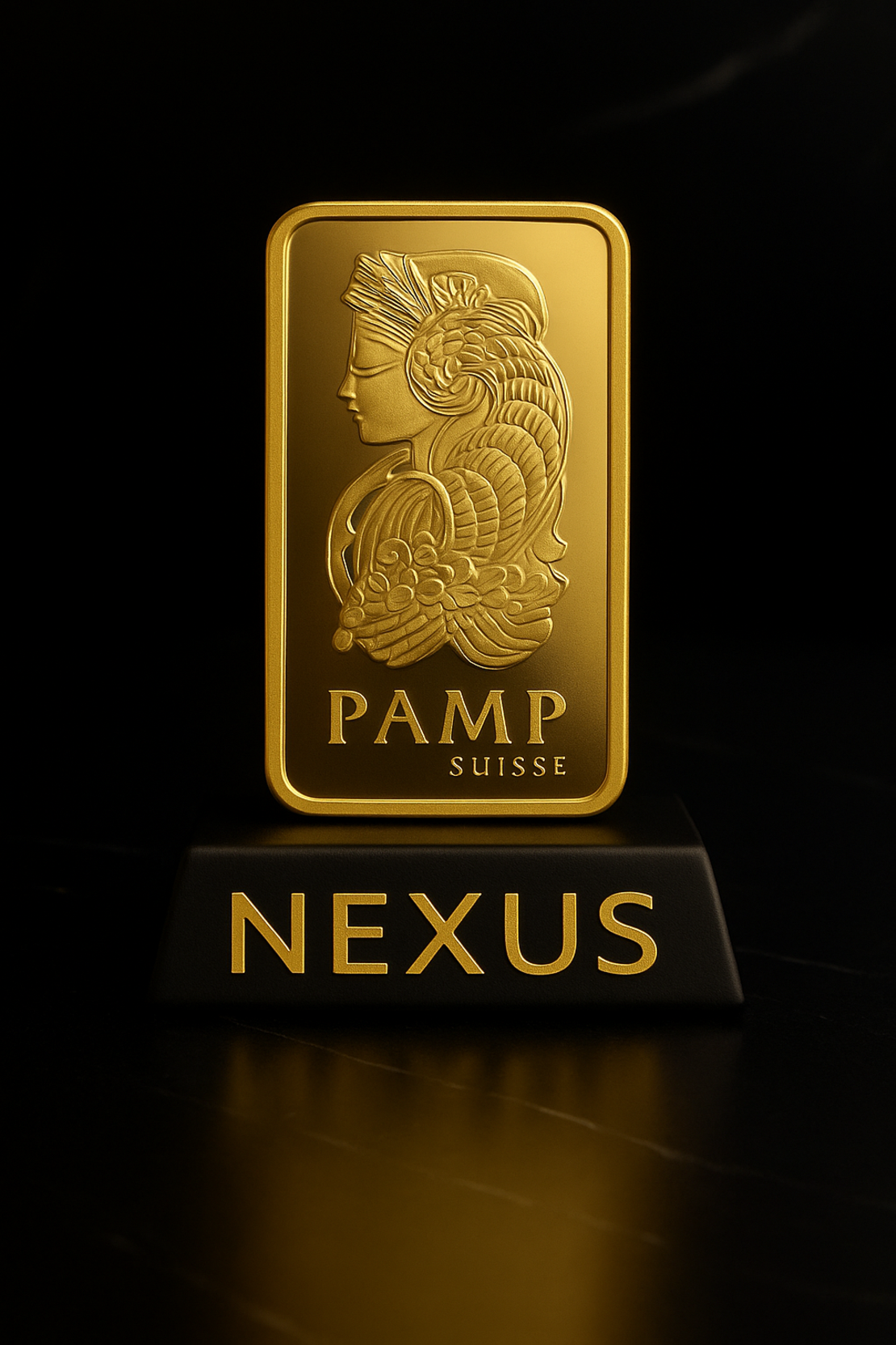 Златно кюлче 1 унция PAMP Suisse 999.9 инвестиционно злато.