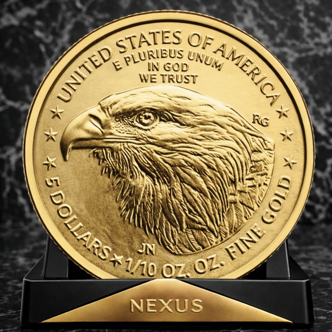 Златна монета American Gold Eagle 1/10 унция (3.11 г) 2025