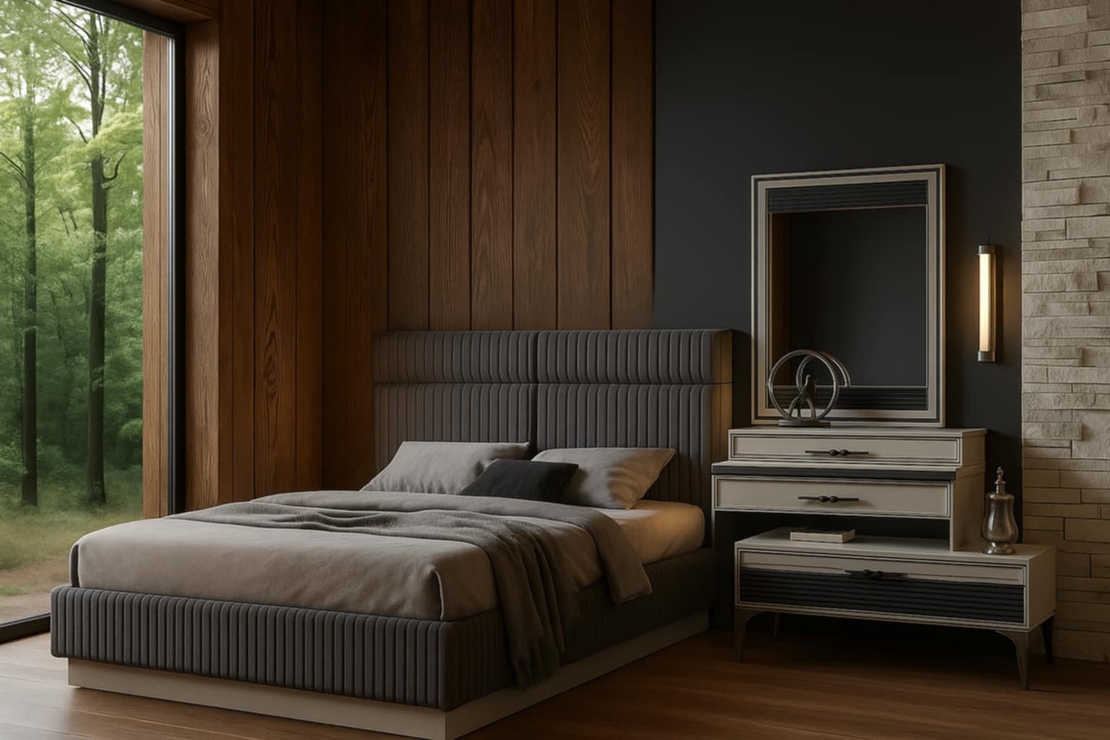 Интериор в тъмни цветове