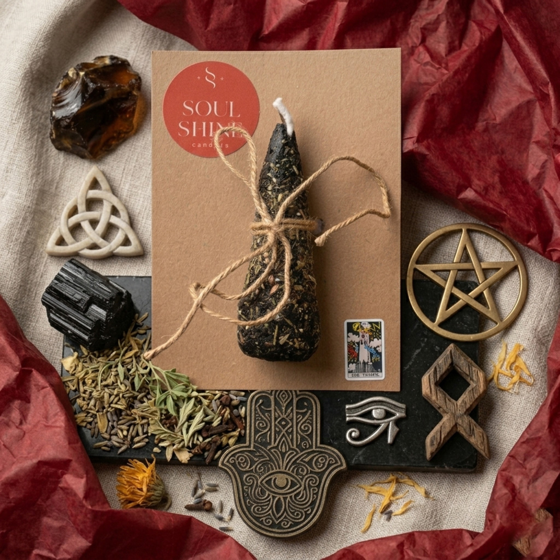 Езотерична свещ „Свещен щит“ – За защита и пречистване