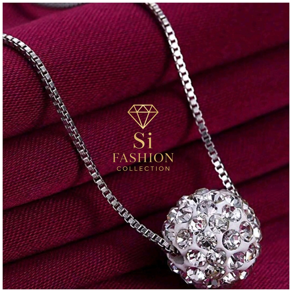 Колие “Silver Sphere of Light”