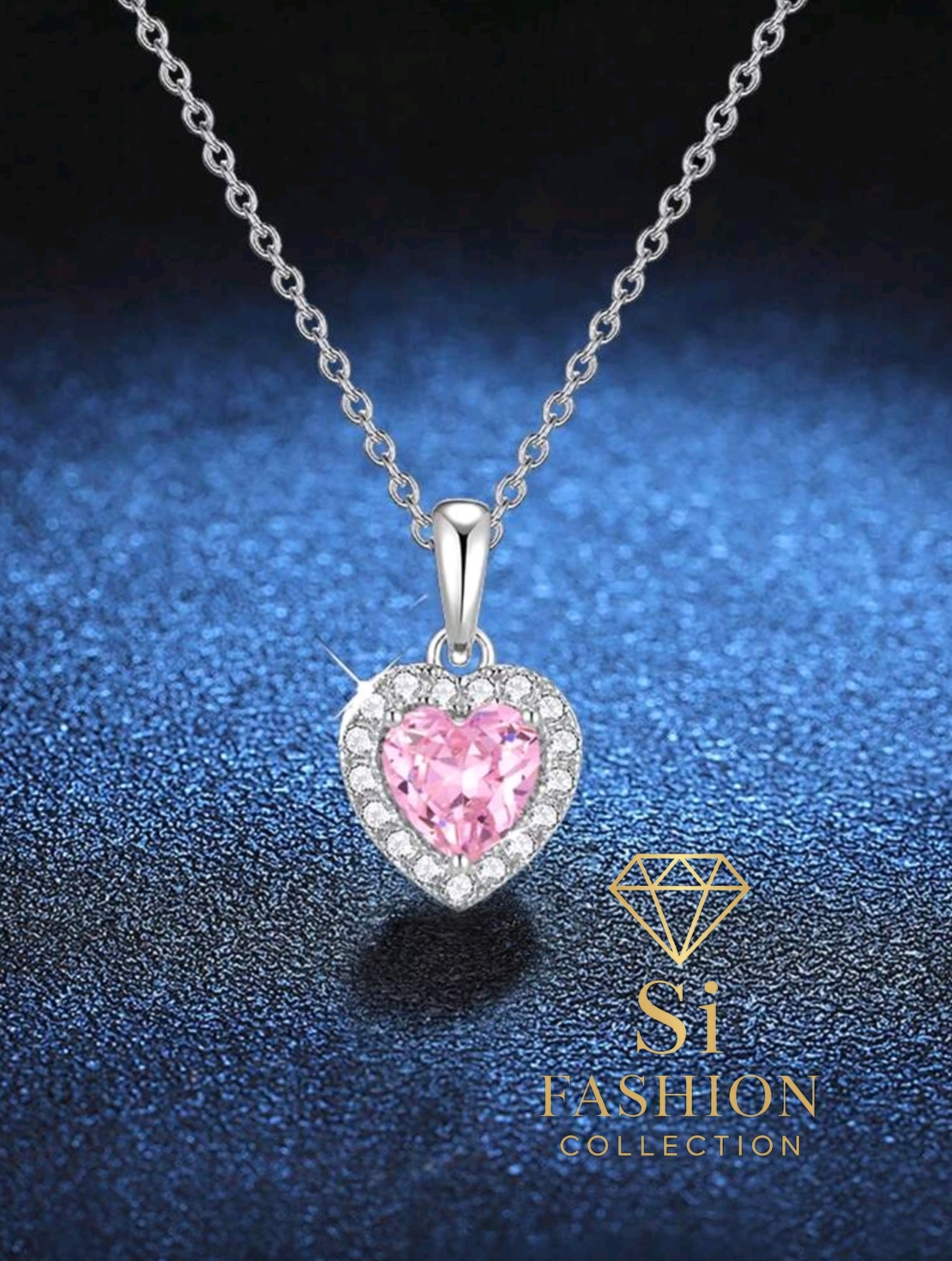 Колие“Pink Heart Royale”