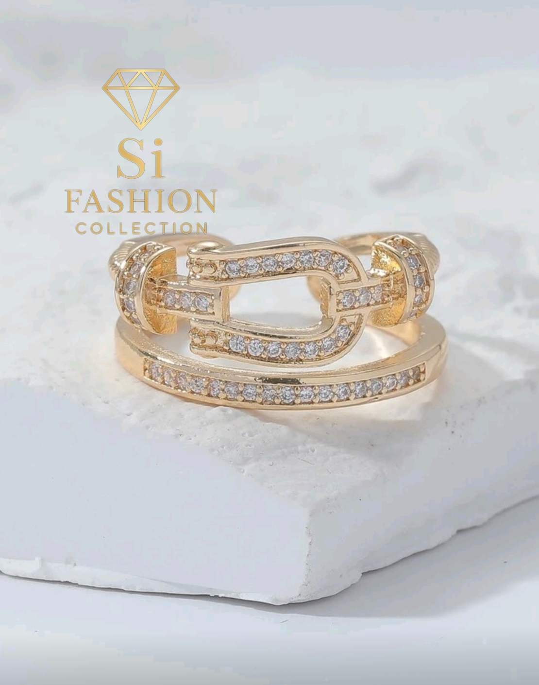 Пръстен„Golden Harmony Luxe Ring“