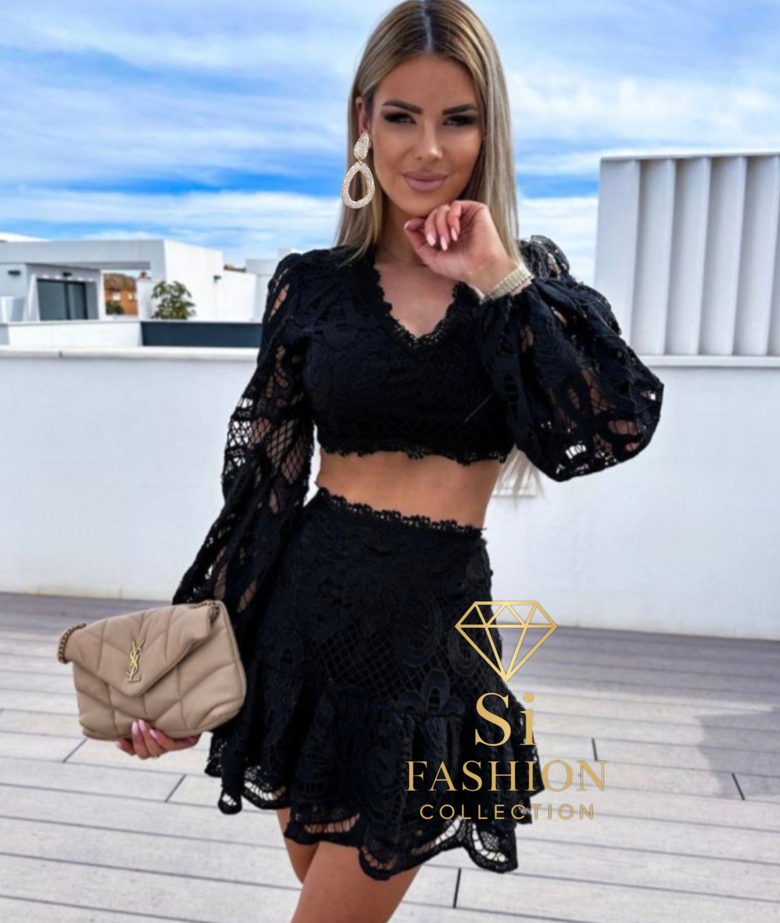 Обеци„Crystal Teardrop Royale“