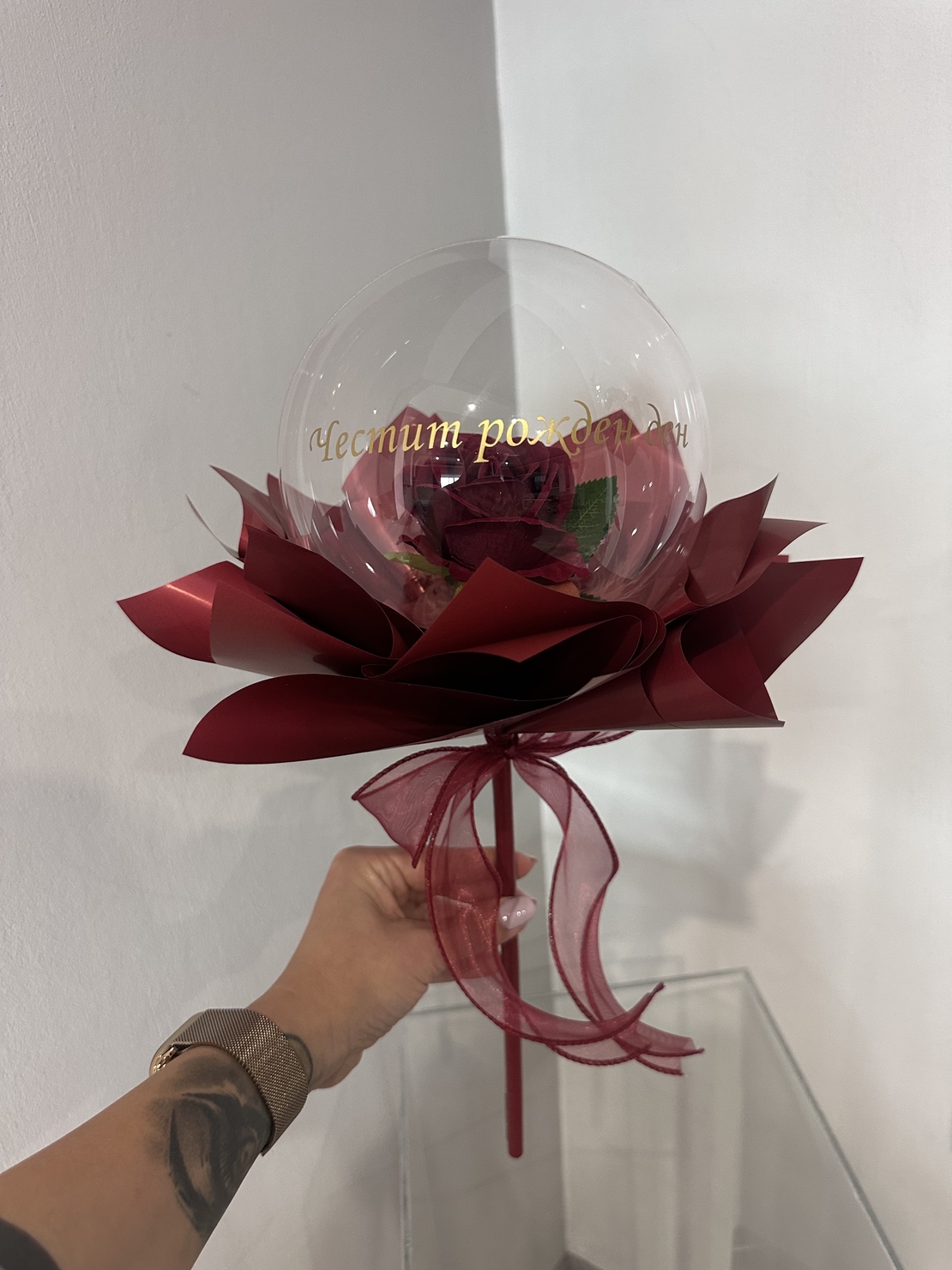 Букет кристален балон