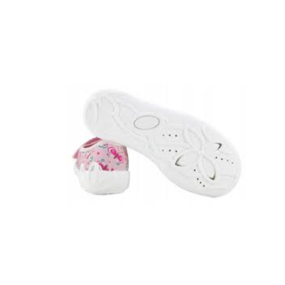 Анатомични пантофи Befado 114x523 за момиче Пеперуди със Soft-B пяна