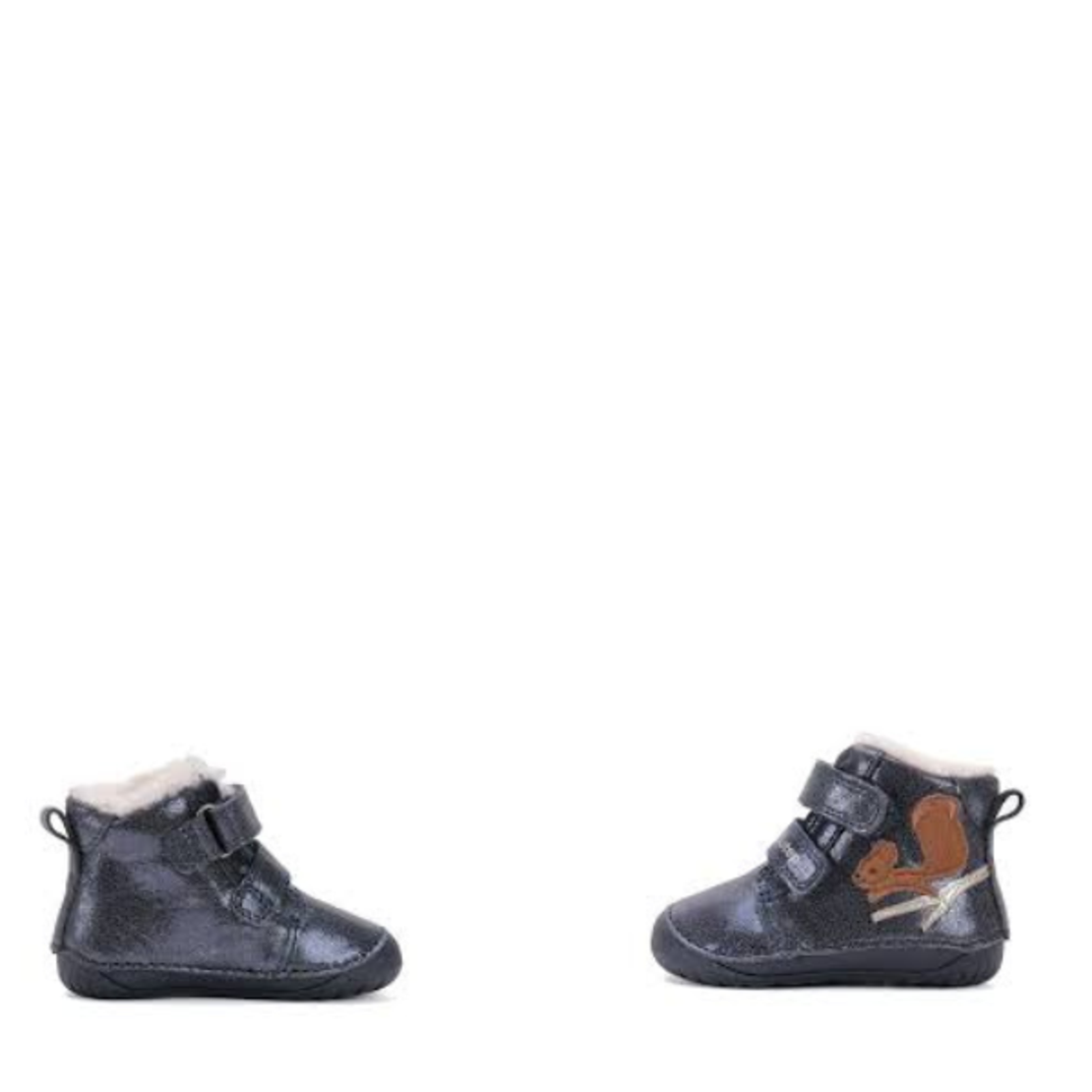 Детски зимни barefoot ботуши D.D.Step с естествена вълна w070-52214 20-25