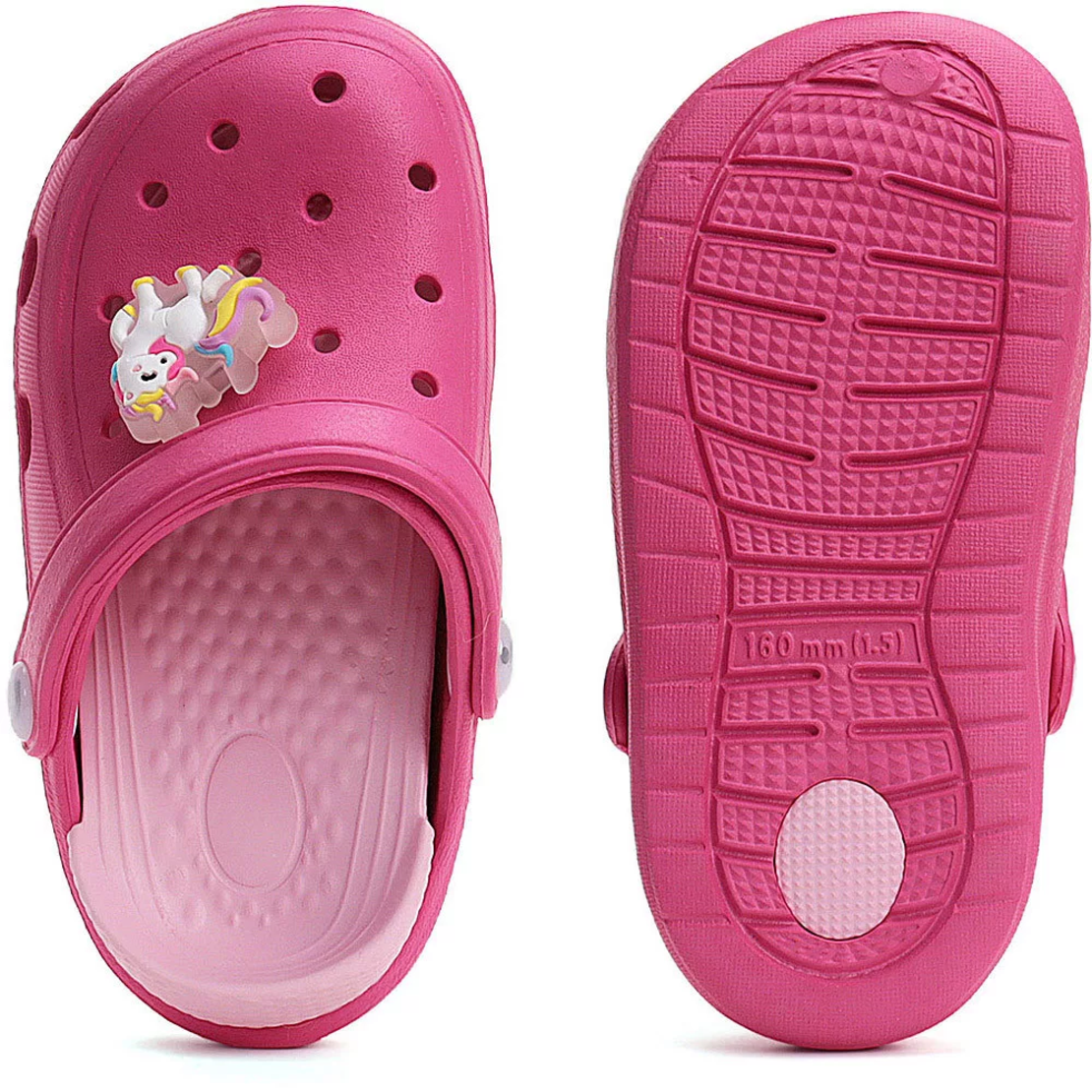 Крокс EVA пяна D.D.Stepсъс сваляема стелка- Светещ еднорог