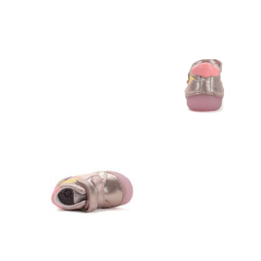 Детски обувки D.D.Step с бос елемент и стабилна пета s082-52351am26-31 флуоресцентни