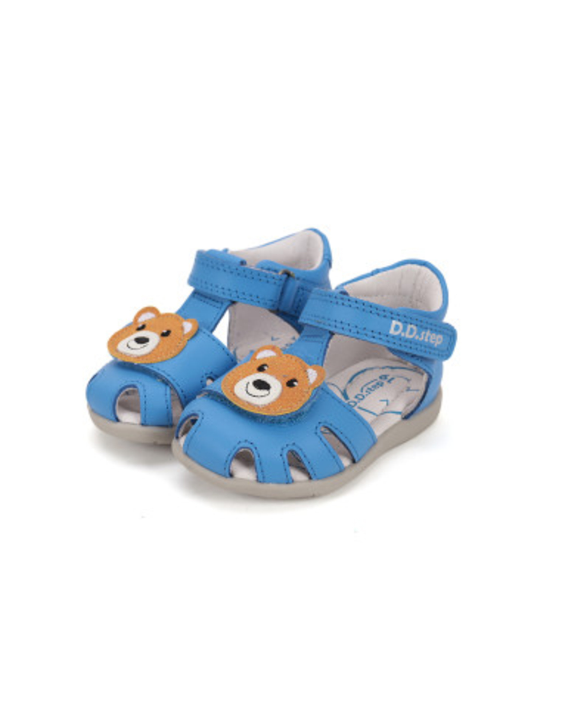 Детски сандали от естествена кожа D.D.Step – стабилна пета и гъвкаво ходило