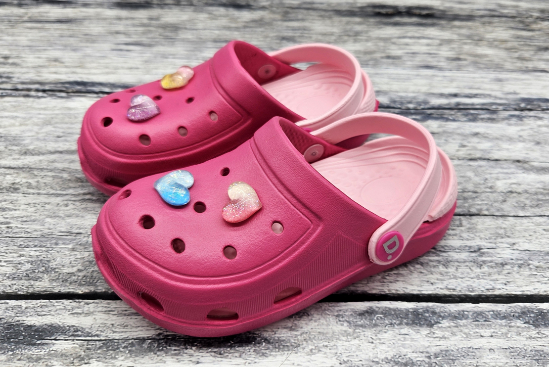 Крокс EVA пяна D.D.Stepсъс сваляема стелка- Сърца