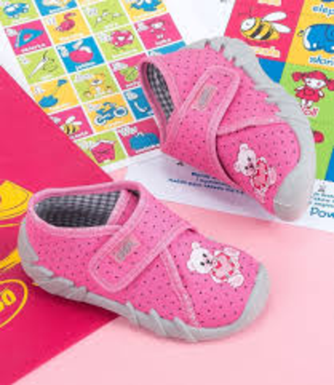 Анатомични пантофи Befado 112p185 за момиче Мече