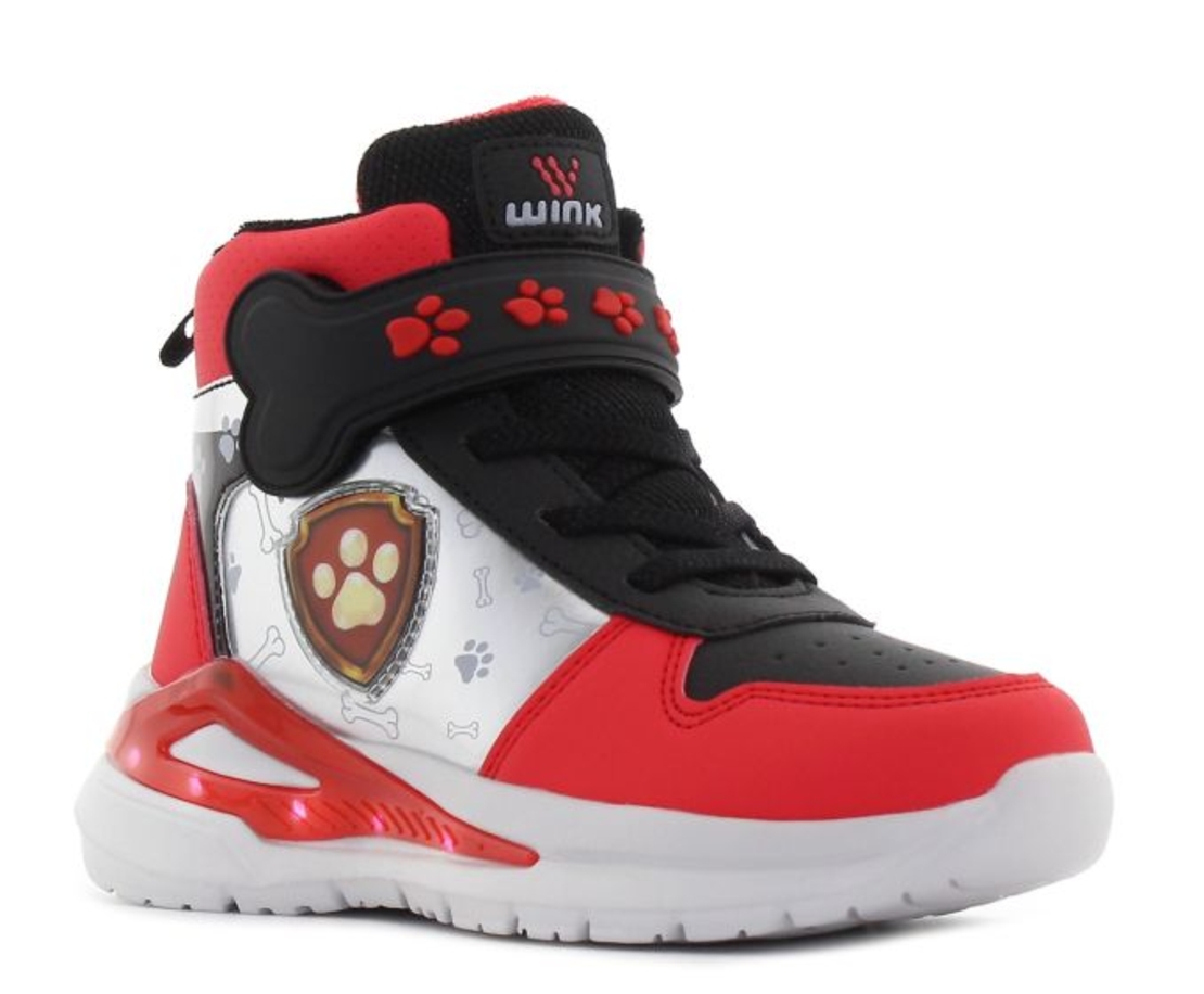 Светещи червени сникърси Wink с Пес Патрул he42124-2