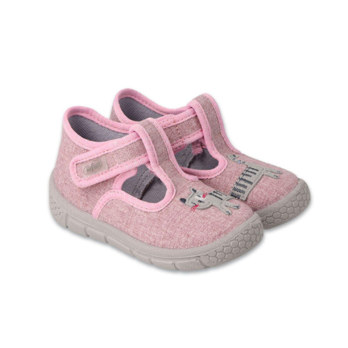 Детски пантофи Befado със Soft B пяна 631p020 Сиво Коте