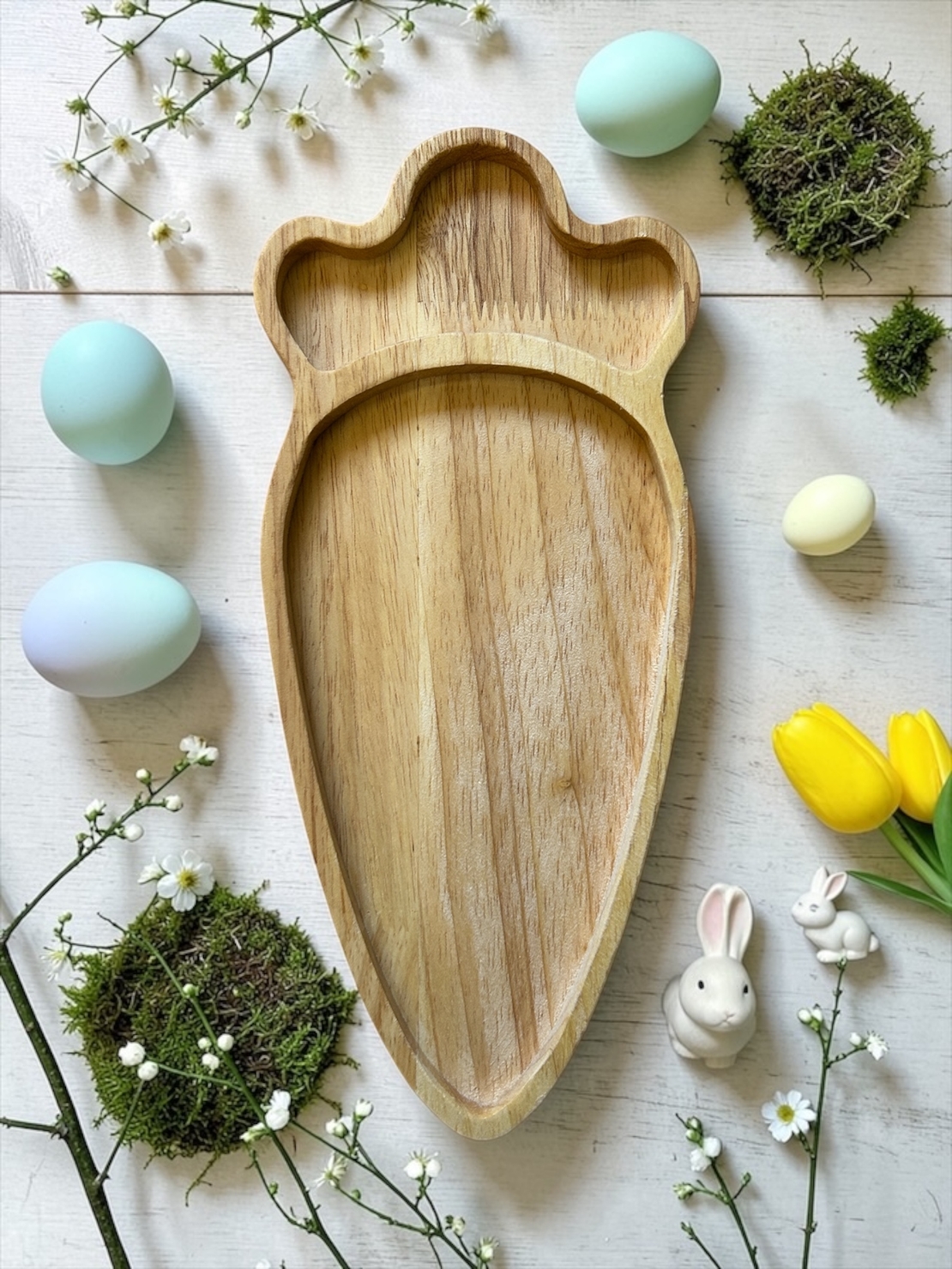 Дървен поднос модел 6