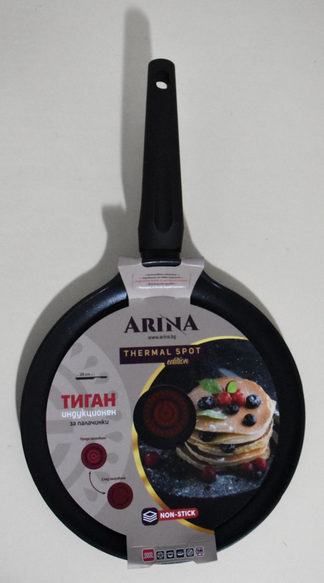 Индукционен тиган за палачинки 26 см