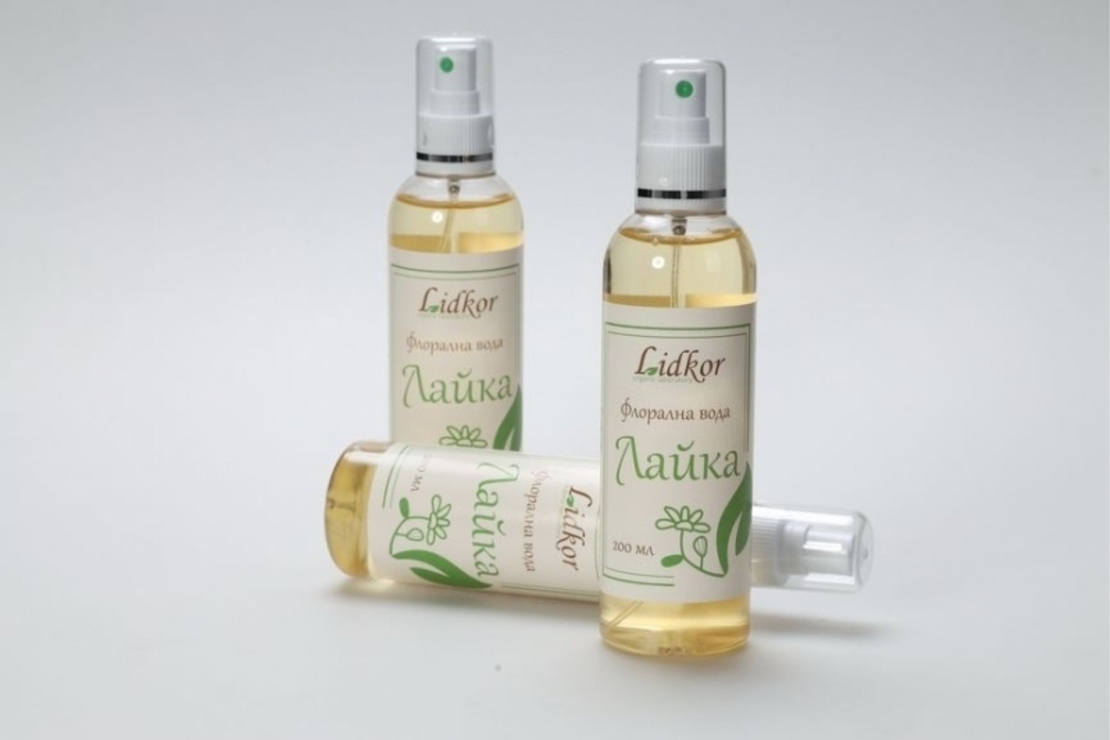 Натурална флорална вода от лайка, 200мл.