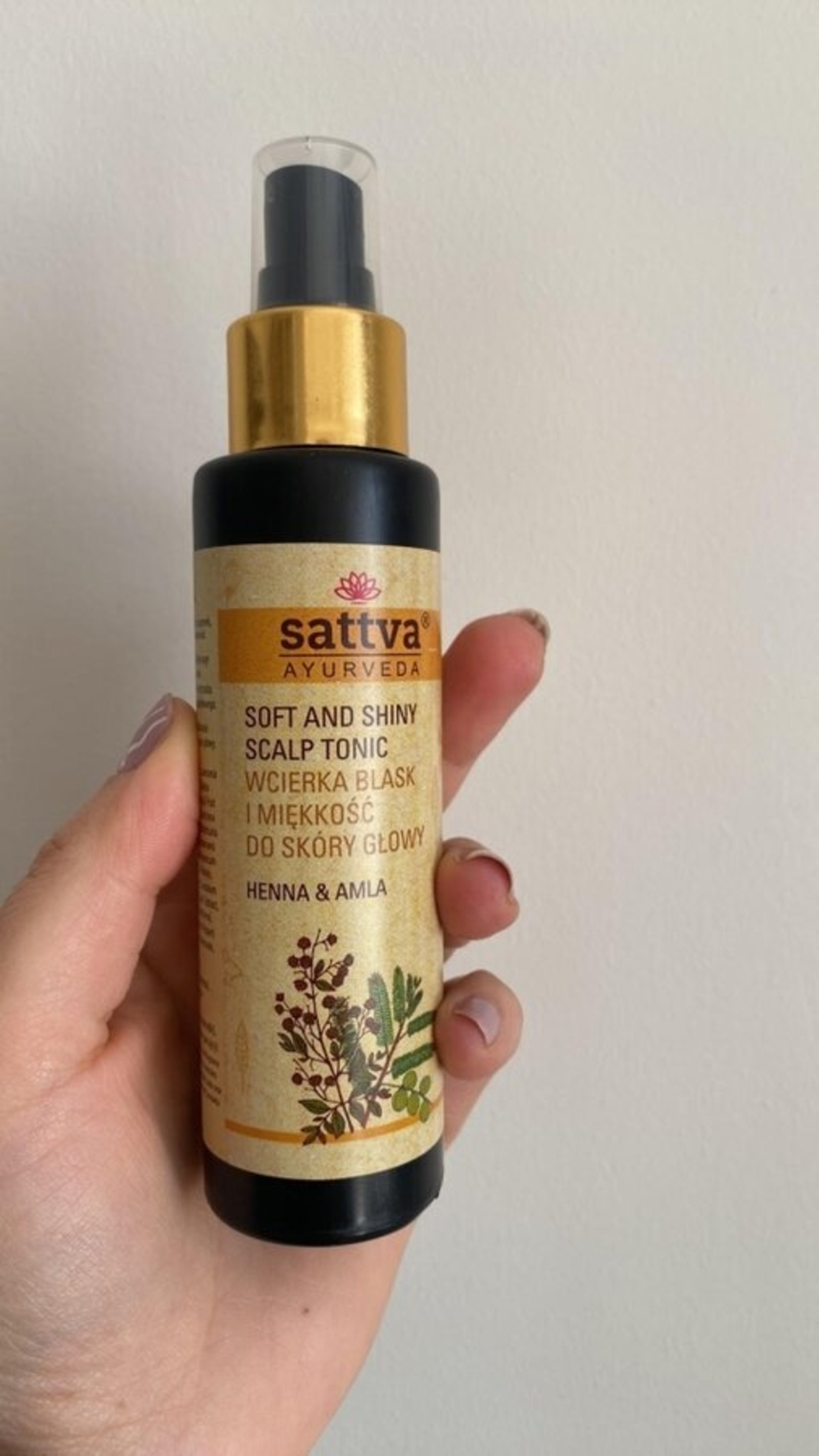 Аюрведа тоник за коса с къна и амла 100 мл