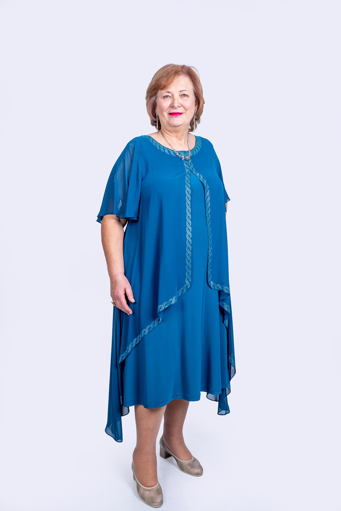 РОКЛЯ HESBA  в синьо