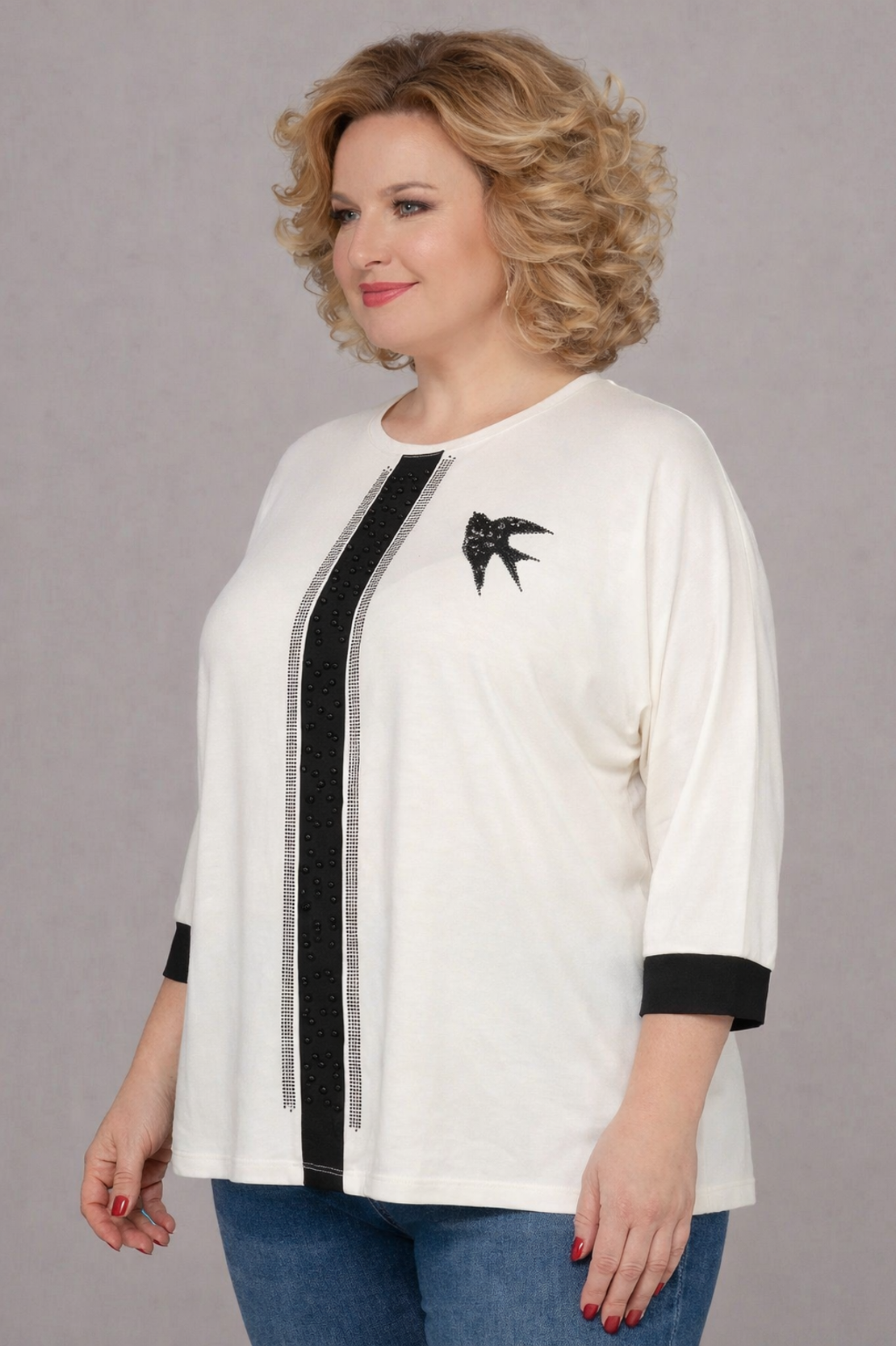 БЛУЗА GIYAS с лястовичка