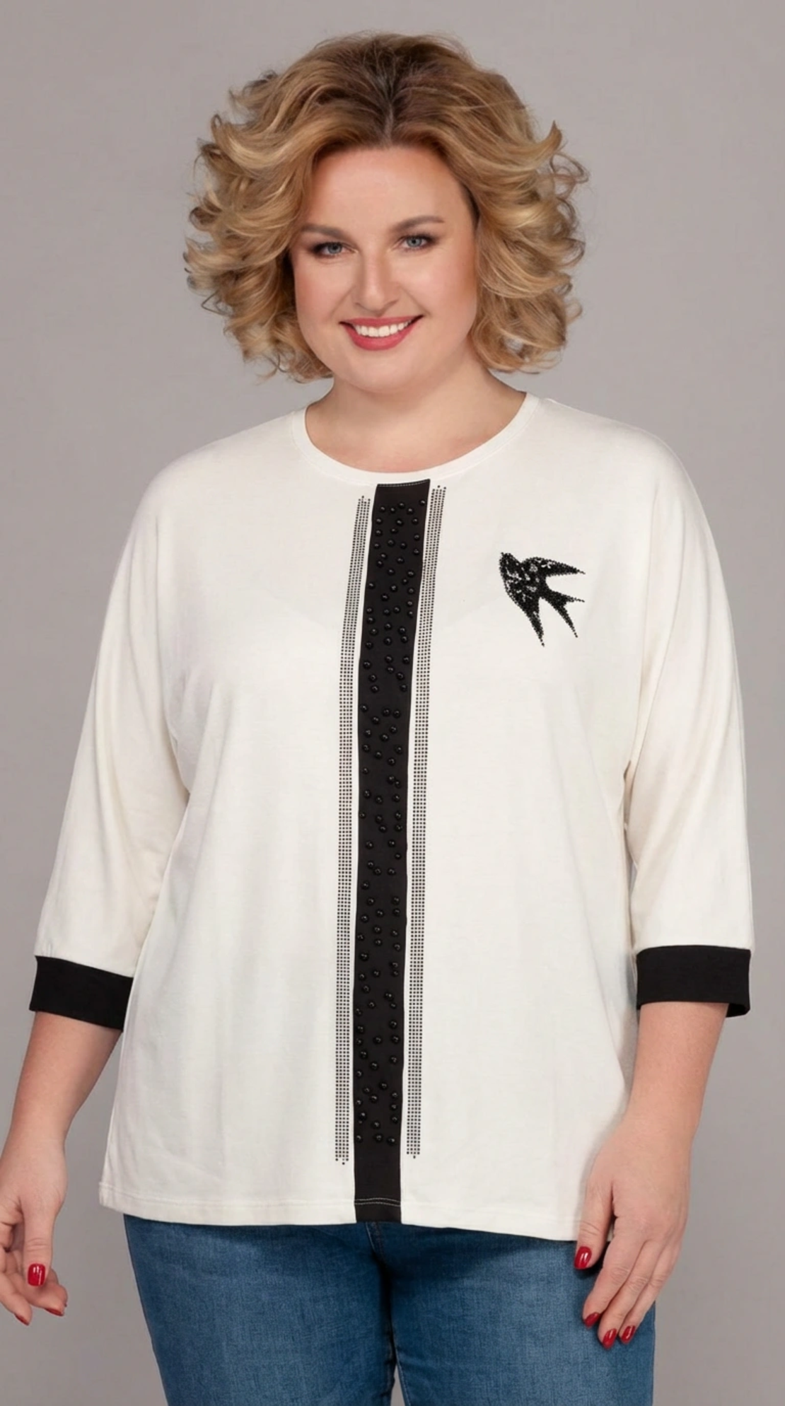 БЛУЗА GIYAS с лястовичка