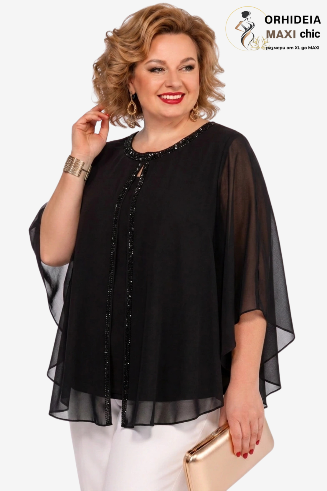 ЧЕРНА БЛУЗА ARAZ