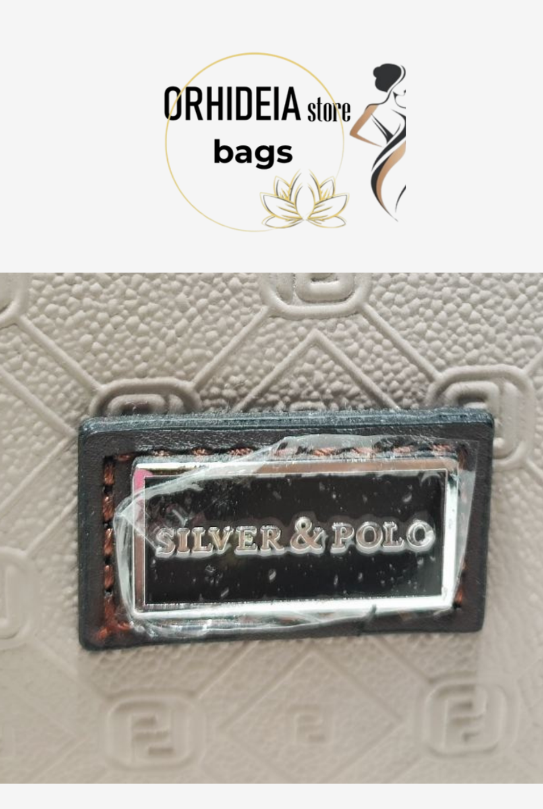 ДАМСКА ЧАНТА SILVER POLO СРЕБРИСТА