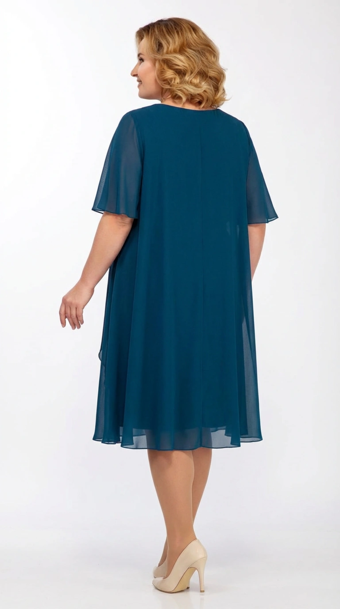 РОКЛЯ HESBA  в синьо