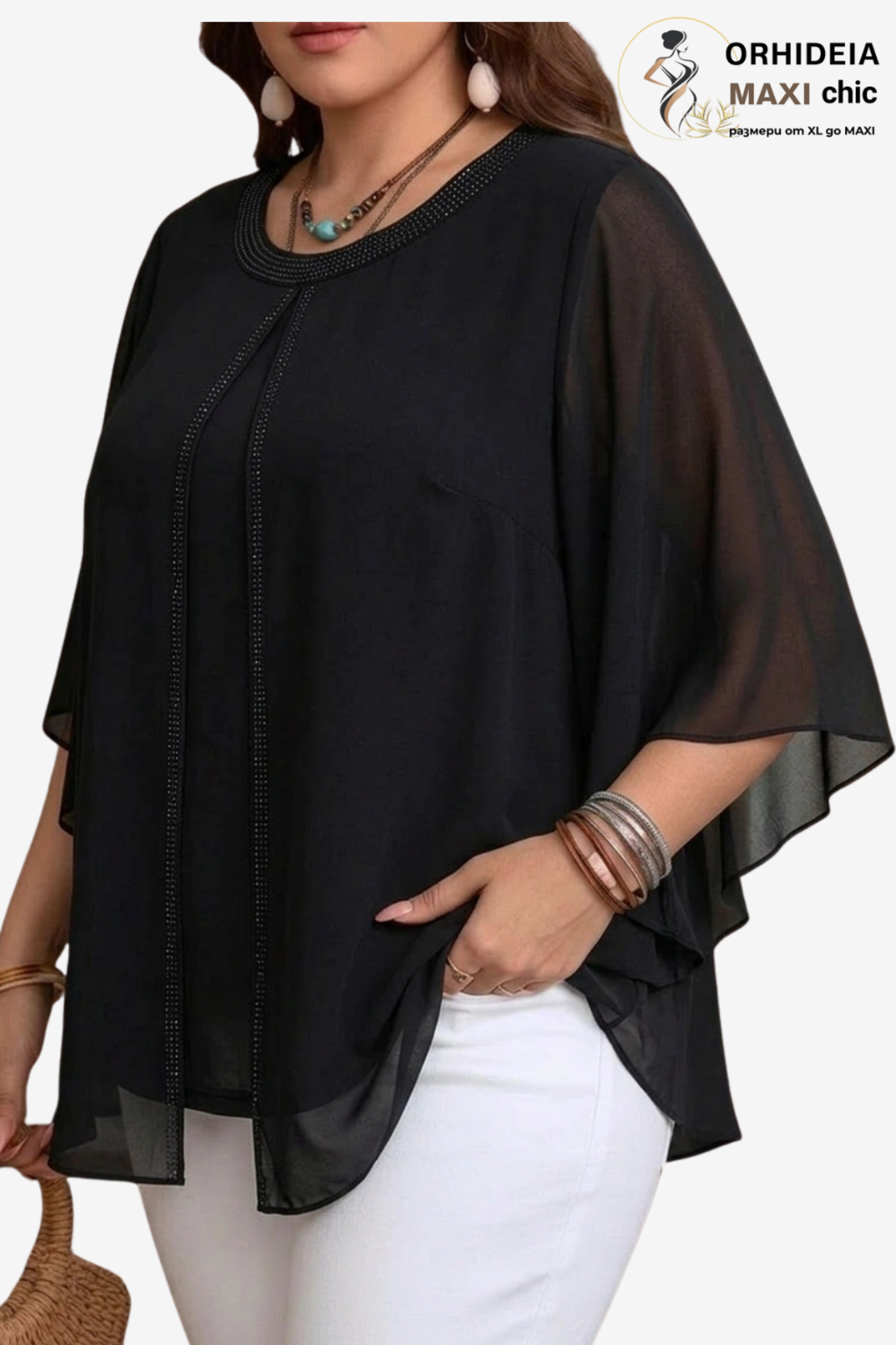 ЧЕРНА БЛУЗА ARAZ