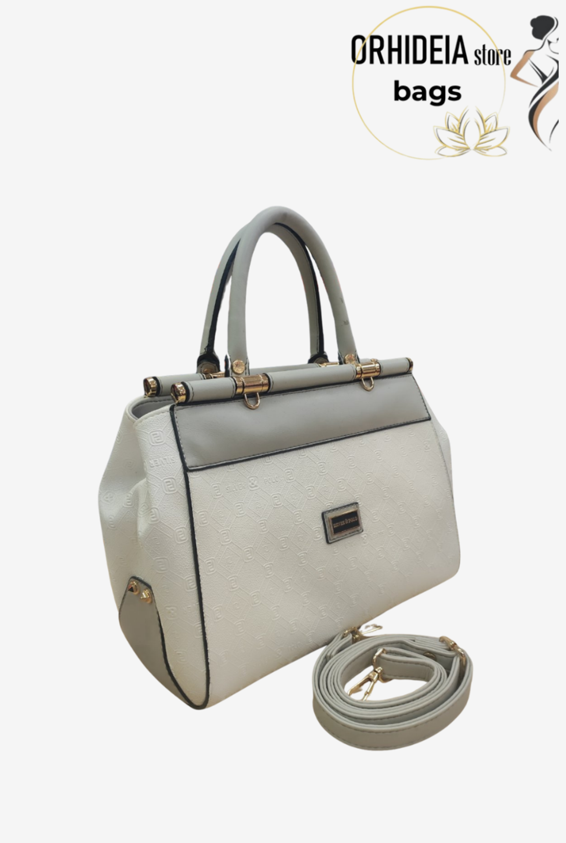 ДАМСКА ЧАНТА SILVER POLO БЯЛА