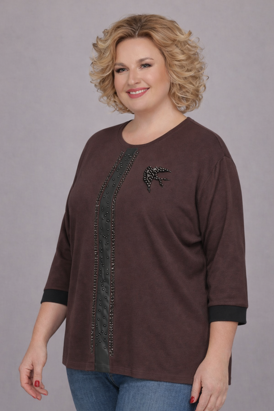 БЛУЗА GIYAS с лястовичка