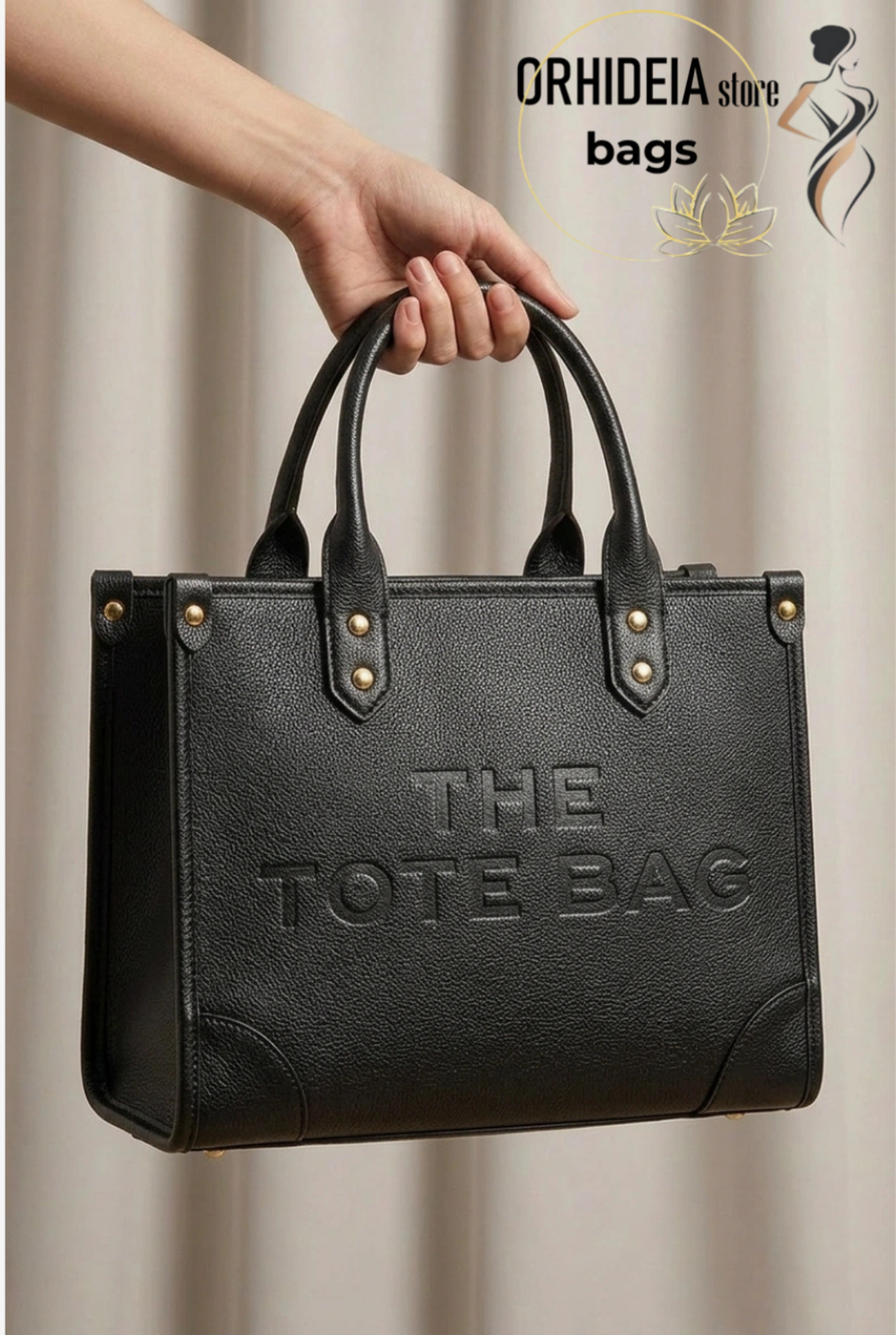 ДАМСКА ЧАНТА THE TOTE BAG ЧЕРНА