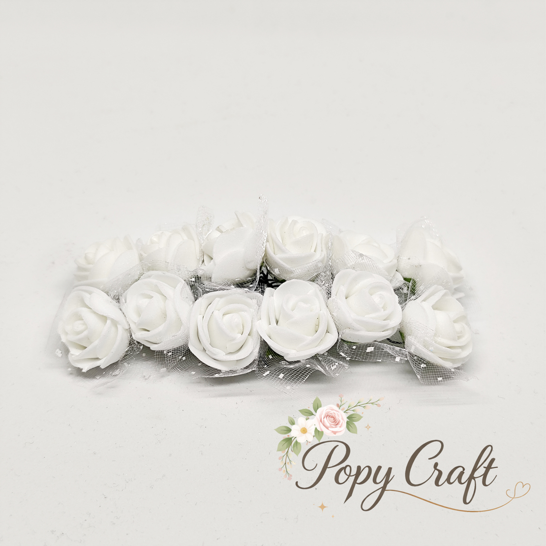 Рози фоам  Бяли