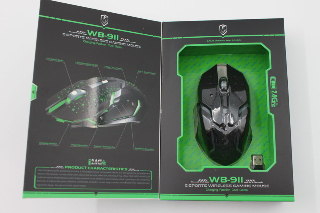 Безжична геймърска мишка - 2.4 GHZ Weibo WB-911