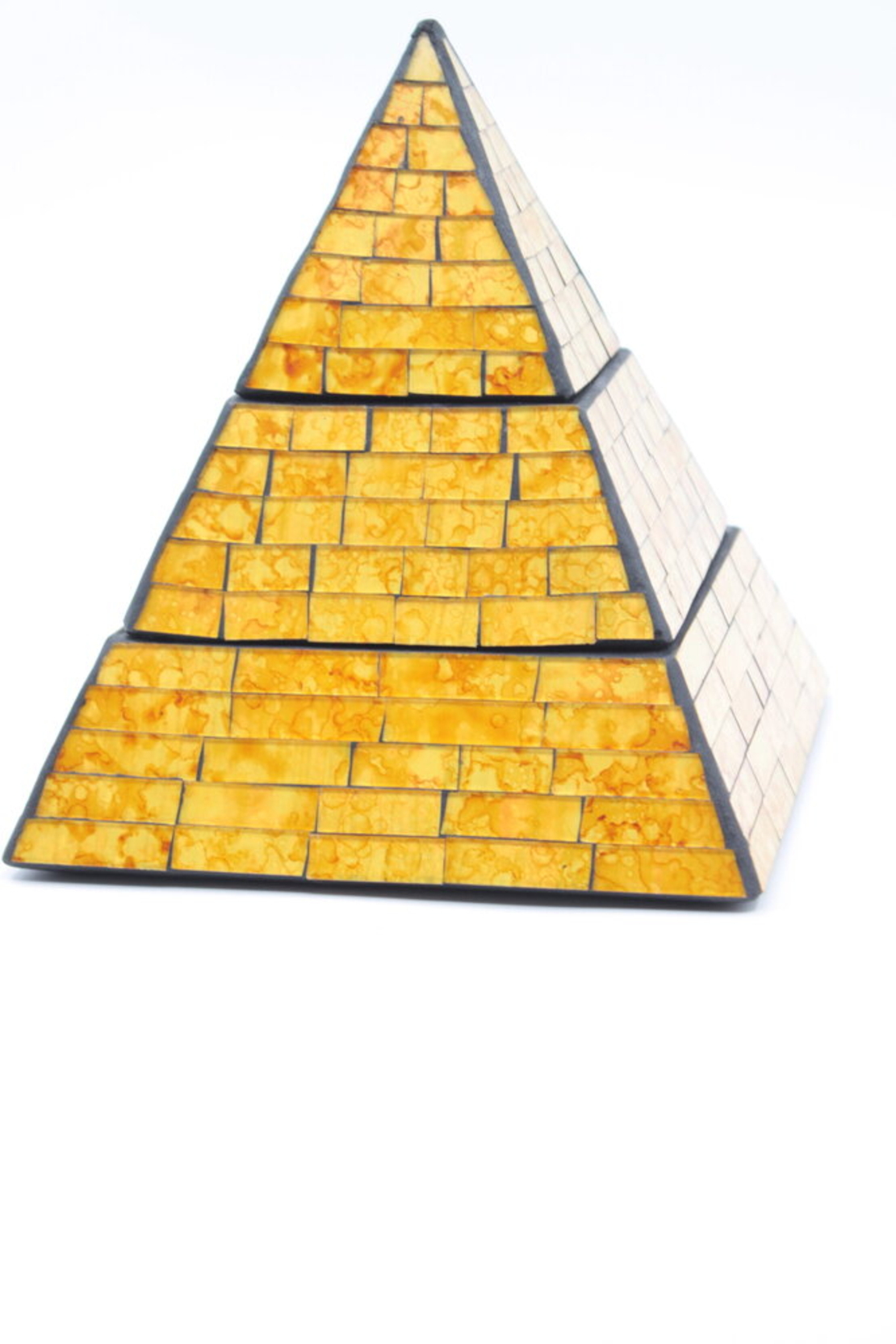 Кутии за бижута от дърво и огледало - ПИРАМИДА