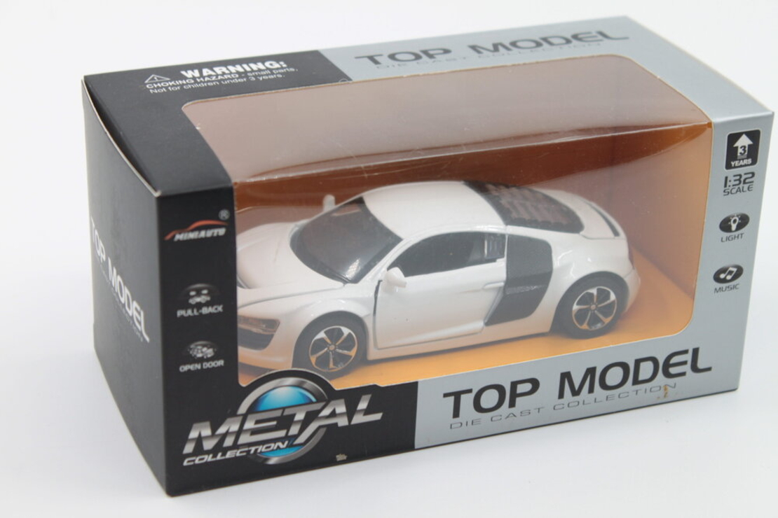 Метална количка Audi R8 - Детска играчка за момчета