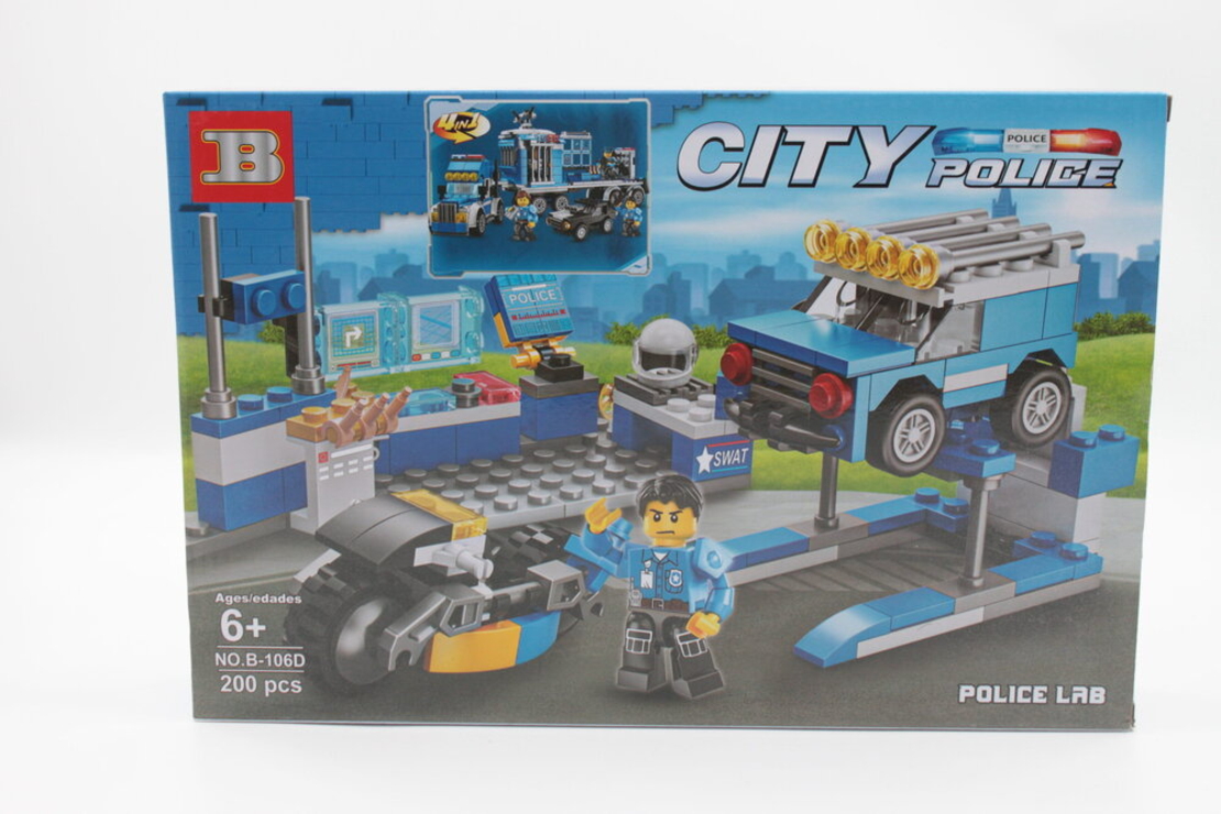 Конструктор - City Police полицейска лаборатория B-106D