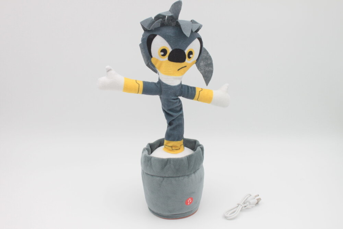 Играчка Соник - герой Силвър - пееща и танцуваща 35см