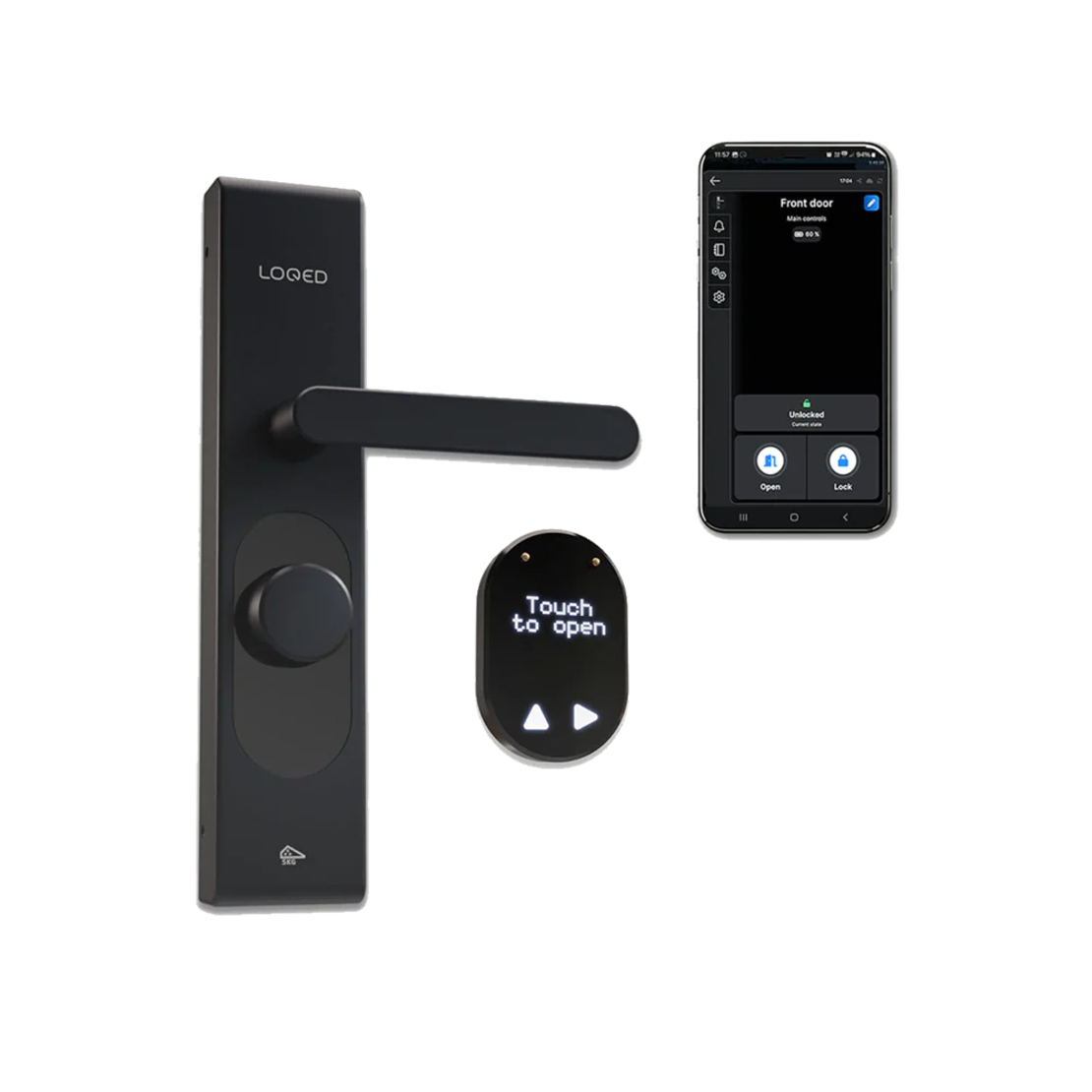 Shelly LOQED Touch Smart Lock Black