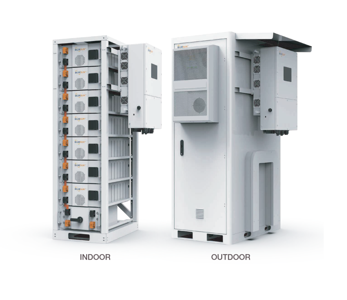 Bluesun 50kW многофункционална система за съхранение на слънчева енергия за търговски и промишлени цели – 100kWh