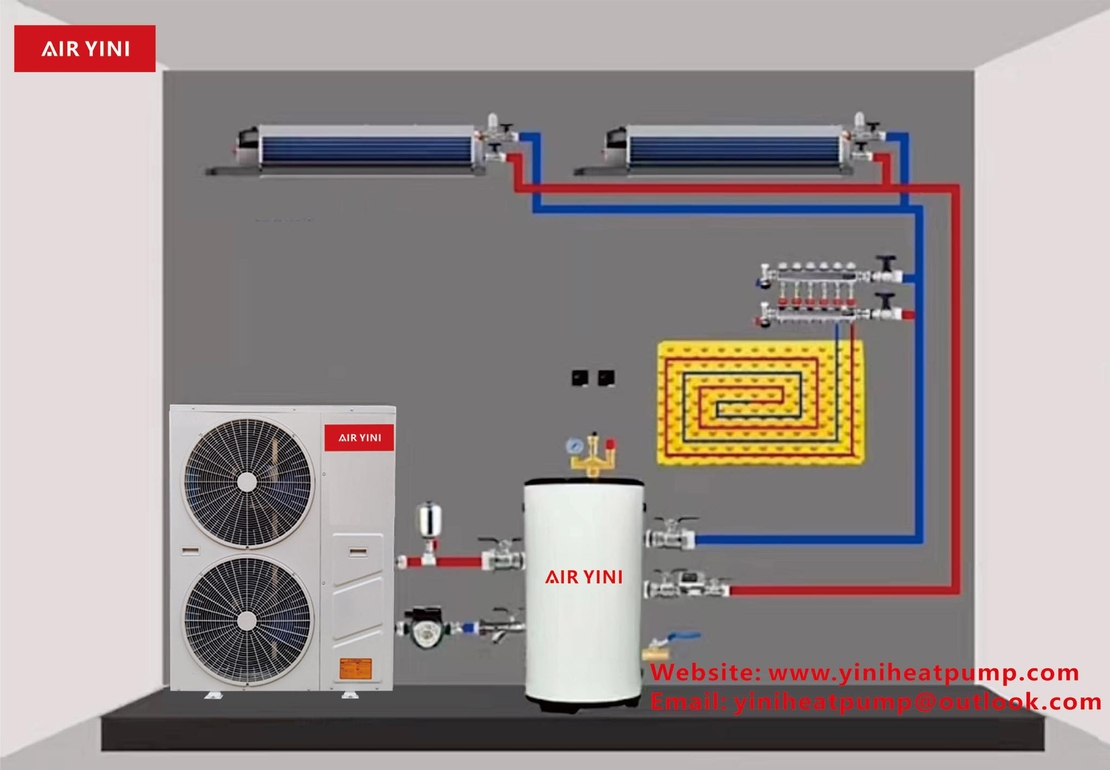 Термопомпа AIRYINI моноблок, инверторна с компресор Panasonic – 16.3кВ