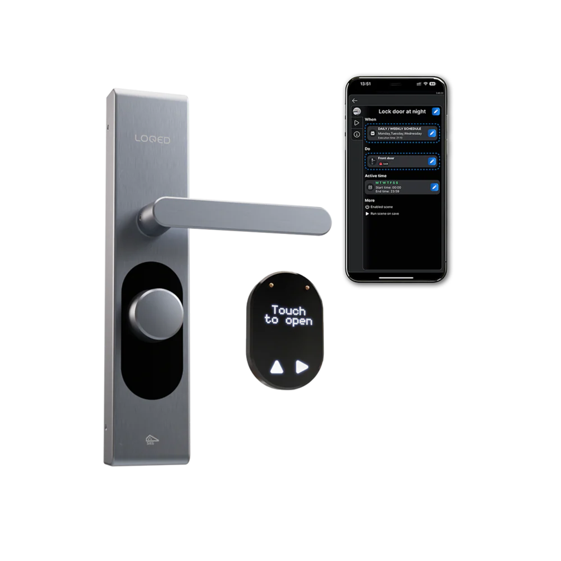 LOQED Touch Smart Lock Silver