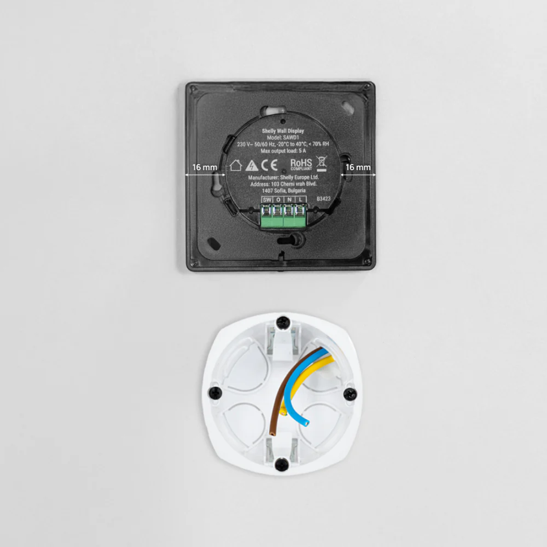 Shelly Wall Display Black+BLU H&T Black