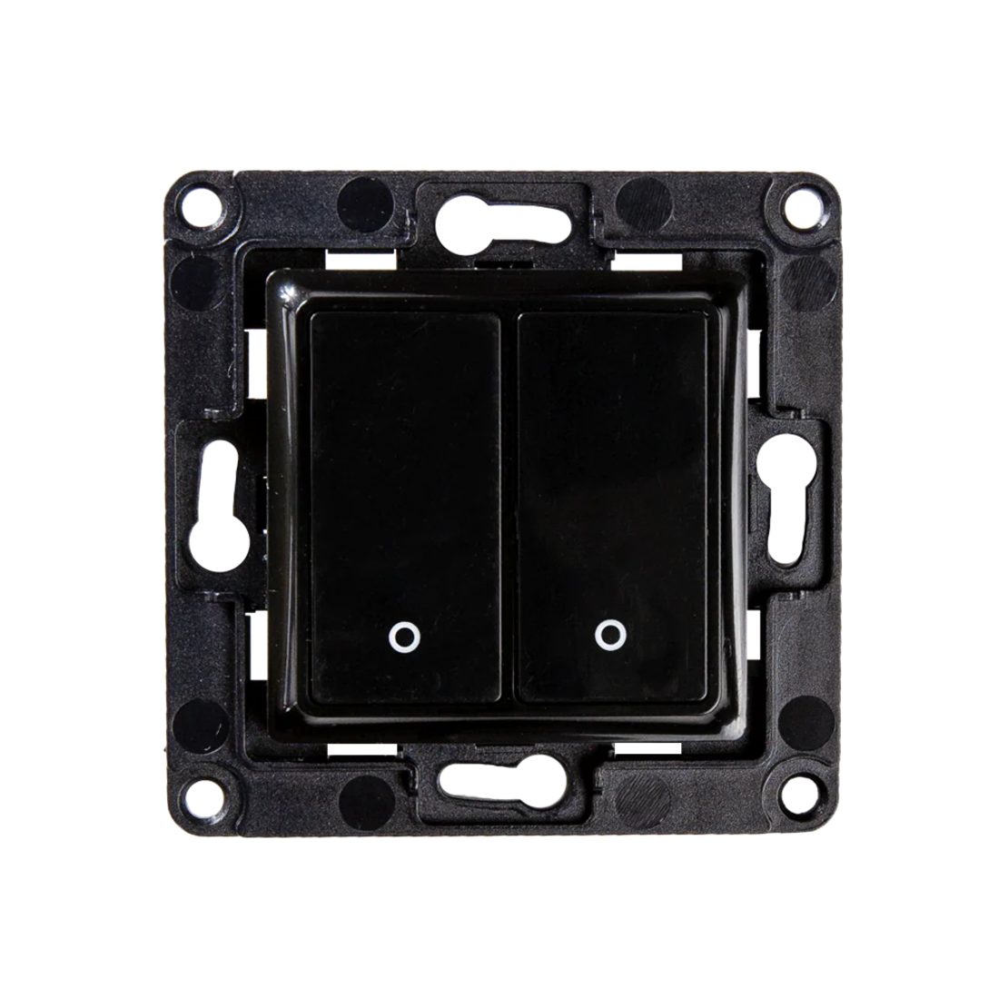Shelly Wall Switch with 2 Buttons Black
