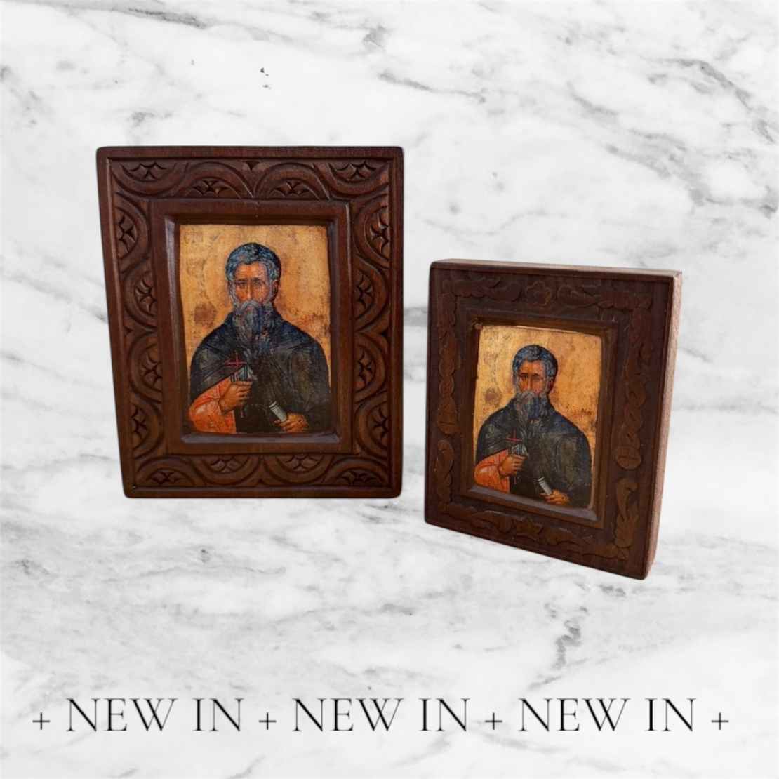 Дърворезбена икона на Св. Йоан Рилски Чудотворец