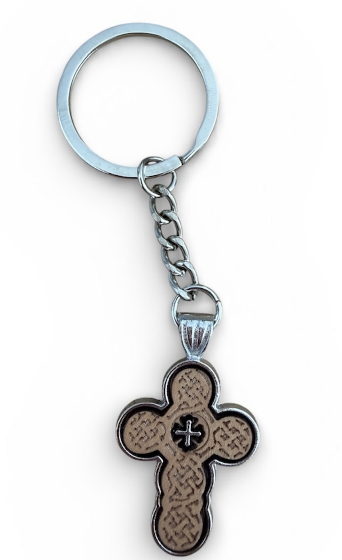 Православен ключодържател с декоративен кръст
