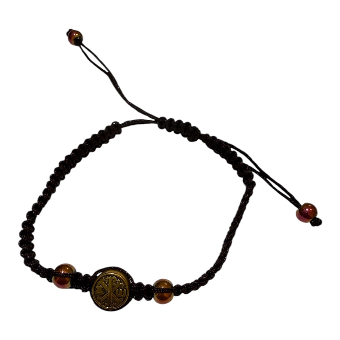 Православна плетена гривна със символ от Света гора